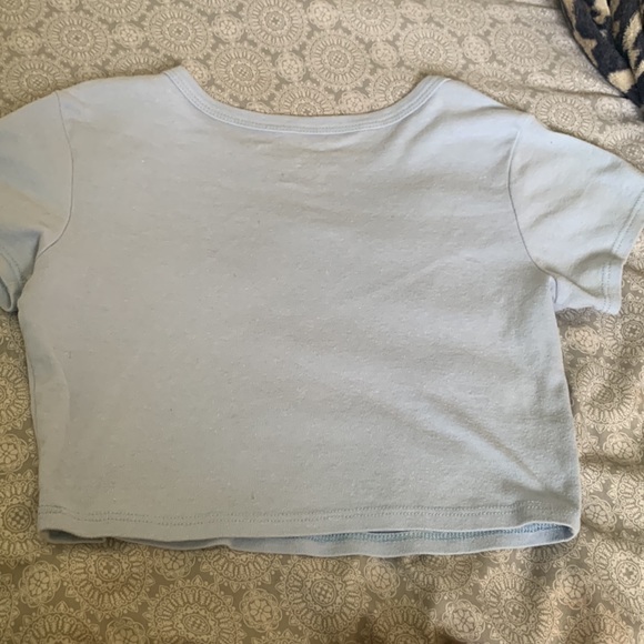 Light blue Fifth Sun crop top XS - Picture 2 of 3